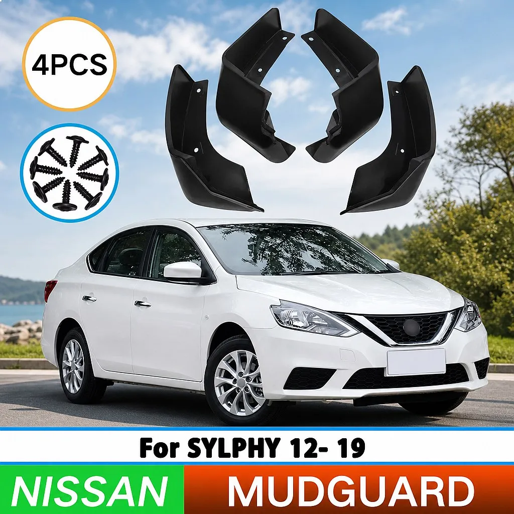 Suitable for Nissan Sylphy 2012-2019 Mudguards Front Rear Wheel Splash Guards Car Fender Mud Flaps
Suitable for Nissan Sylphy 2012-2019 Mudguards Front Rear Wheel Splash Guards Car Fender Mud Flaps