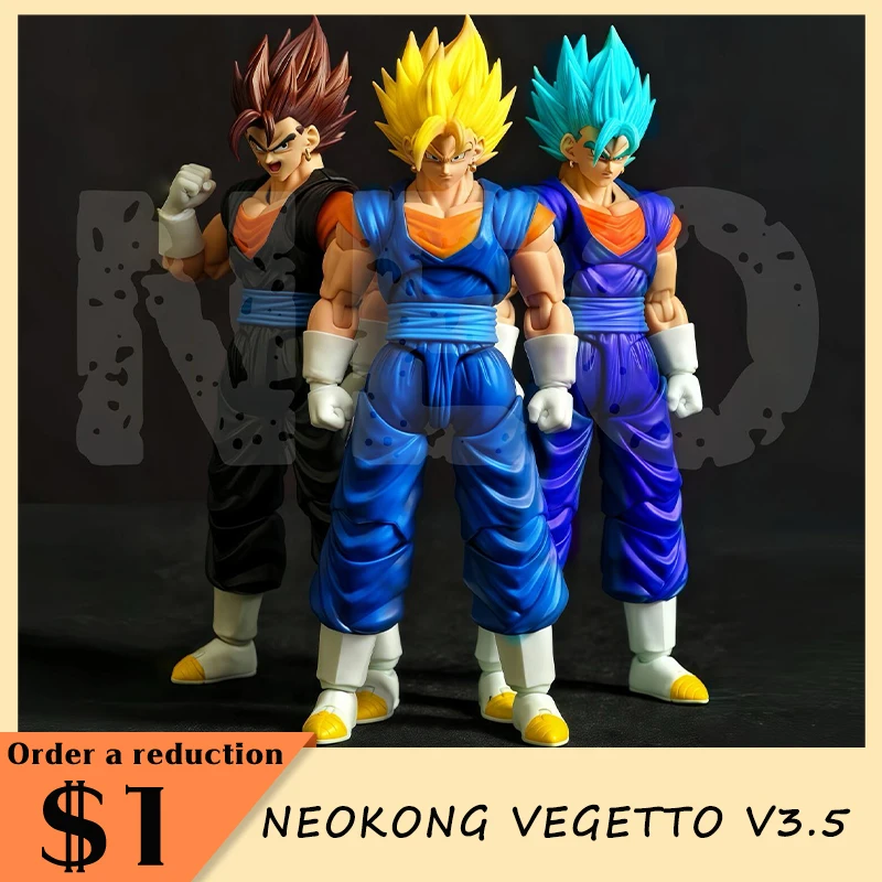 Neokong Vegetto V3.5 Fiugre Model Doll 1/12 Anime Comic Figure Pre Order Get Tranlucent Hair Collect Toy Gift Ornament Custom
Neokong Vegetto V3.5 Fiugre Model Doll 1/12 Anime Comic Figure Pre Order Get Tranlucent Hair Collect Toy Gift Ornament Custom