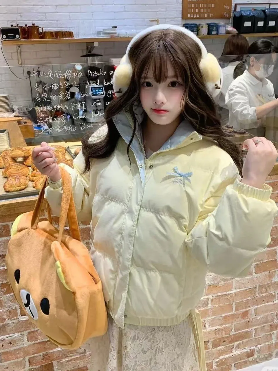 Sweet Sle Knot Yellow Cotton Jaet Women's Winter New Small Size Bread Sle Cotton Coat Stand Collar Design
Sweet Sle Knot Yellow Cotton Jaet Women's Winter New Small Size Bread Sle Cotton Coat Stand Collar Design