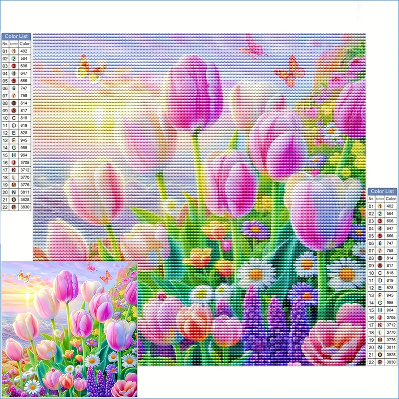 Flowers Diamond Painting Kits New Arrivals Fresh Tulip Blossom Jewelry Cross Stitch Productos Arts And Crafts Adults Gifts
Flowers Diamond Painting Kits New Arrivals Fresh Tulip Blossom Jewelry Cross Stitch Productos Arts And Crafts Adults Gifts