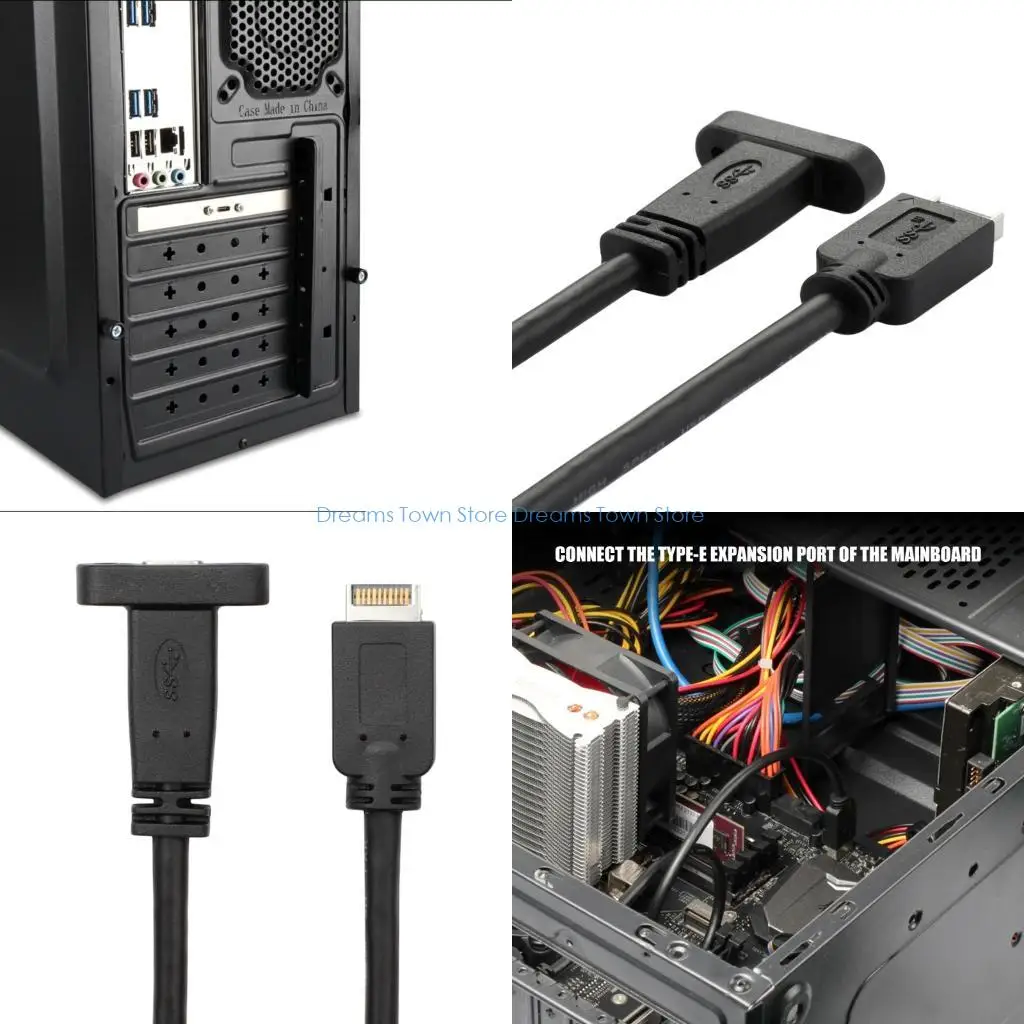 HX6A 0.5M USB Type E Male To Type C Female Converters Cable For PC Motherboards Upgrades
HX6A 0.5M USB Type E Male To Type C Female Converters Cable For PC Motherboards Upgrades