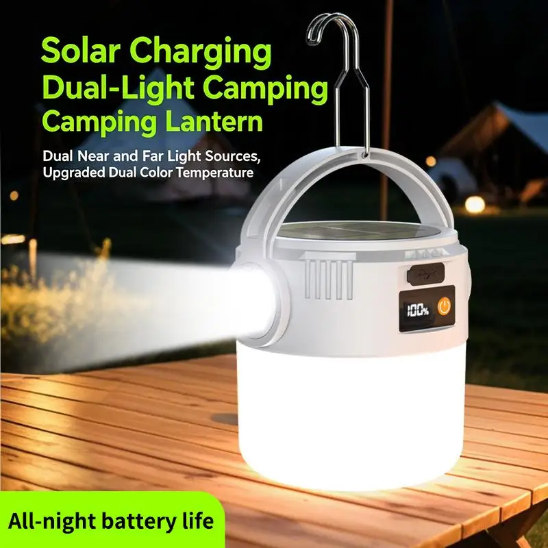 LED Solar Light Bulb USB Rechargeable Camping Light Portable Outdoor Searchlight Multiduty Hanging Lamp With Flashlight 1PC
LED Solar Light Bulb USB Rechargeable Camping Light Portable Outdoor Searchlight Multiduty Hanging Lamp With Flashlight 1PC