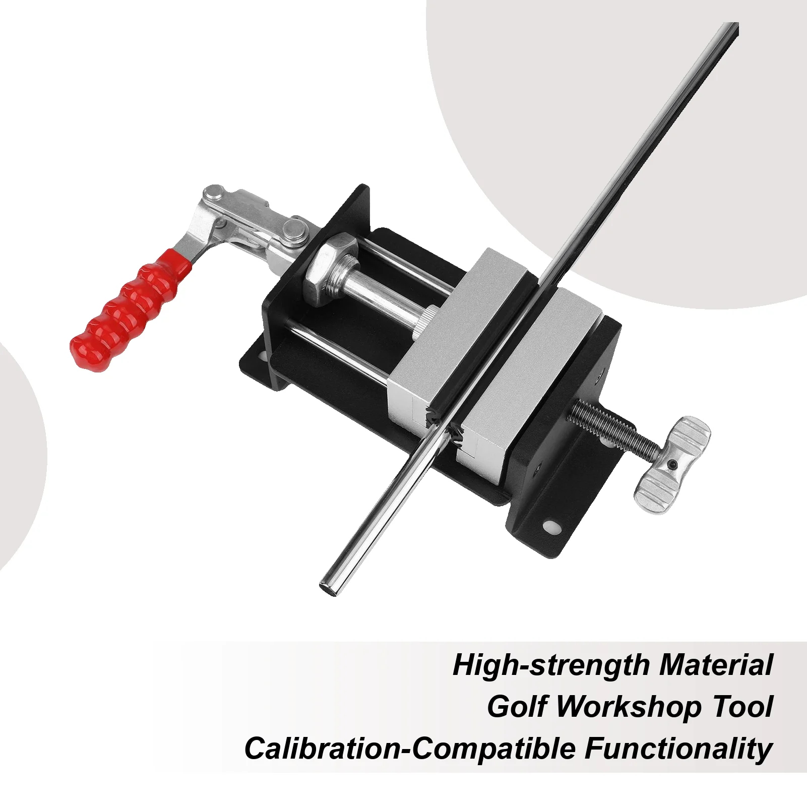 Golf Club Vise Clamp Club Adjustable Clamp Tool Golf Shaft Regripping Tool For Home Practice Training Gym Outdoor Range Course 
Golf Club Vise Clamp Club Adjustable Clamp Tool Golf Shaft Regripping Tool For Home Practice Training Gym Outdoor Range Course