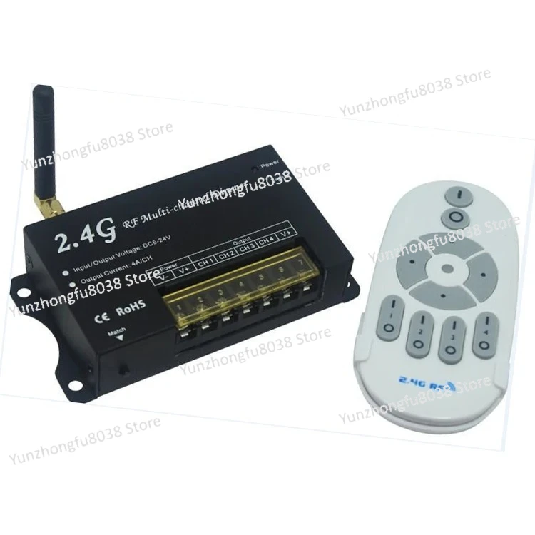 LED dimming controller 12V multi-channel independent brightness adjustment 24V lamp with advertising remote control
LED dimming controller 12V multi-channel independent brightness adjustment 24V lamp with advertising remote control