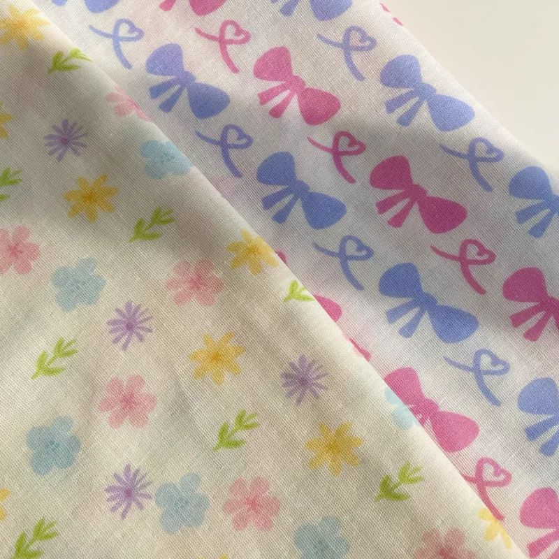 140cm*50cm Cotton Fabric Bow Flower Suitable For Sleepwear DIY Handmade Toy Doll Clothing Fabric
140cm*50cm Cotton Fabric Bow Flower Suitable For Sleepwear DIY Handmade Toy Doll Clothing Fabric