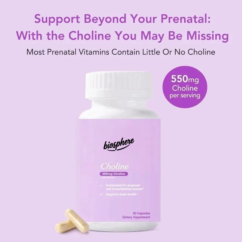 Choline Tartrate Supplement 550mg, 60 capsules, 30 days supply
Choline Tartrate Supplement 550mg, 60 capsules, 30 days supply