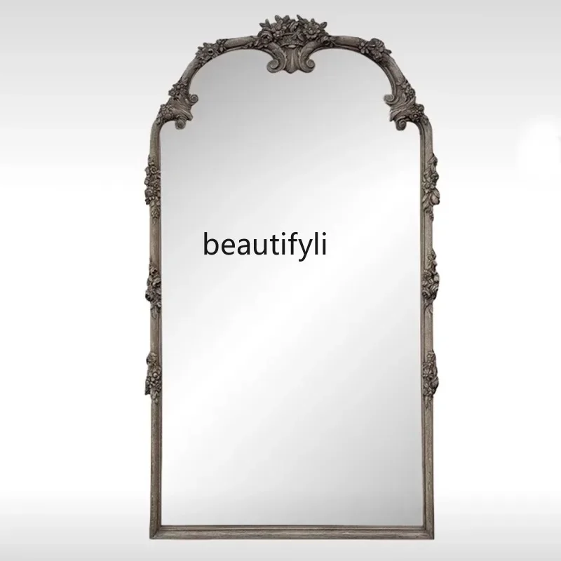 cqyAmerican retro full-body mirror carved high-end floor-to-ceiling full-length mirror entrance wall-mounted decorative mirror
cqyAmerican retro full-body mirror carved high-end floor-to-ceiling full-length mirror entrance wall-mounted decorative mirror
