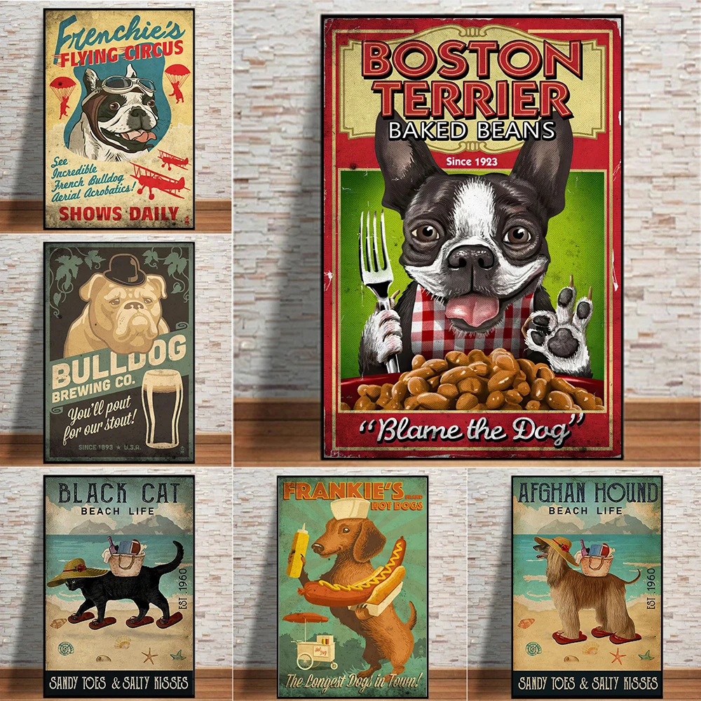 Vintage Boston Cooking Kitchen Baked Lapdog Sausage Terrier Dog Animal Poster Print Retro Canvas Painting Dining Room Home Decor
Vintage Boston Cooking Kitchen Baked Lapdog Sausage Terrier Dog Animal Poster Print Retro Canvas Painting Dining Room Home Decor