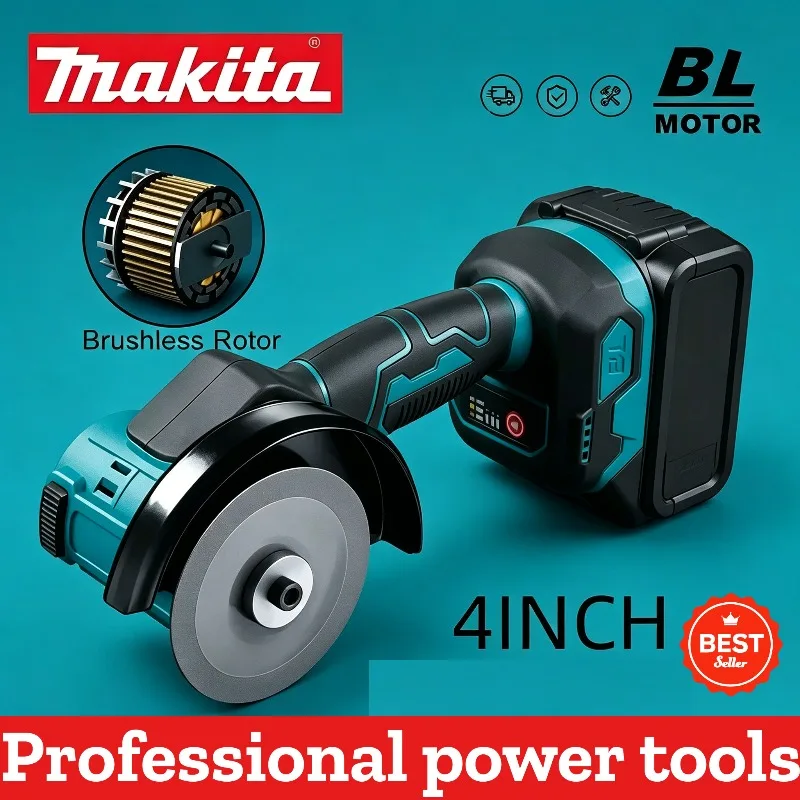 Makita 4INCH Cordless Brushless Angle Grinder – Mini Compact Cut Off Tool & Cutting Machine For Makita 18V Battery
Makita 4INCH Cordless Brushless Angle Grinder – Mini Compact Cut Off Tool & Cutting Machine For Makita 18V Battery