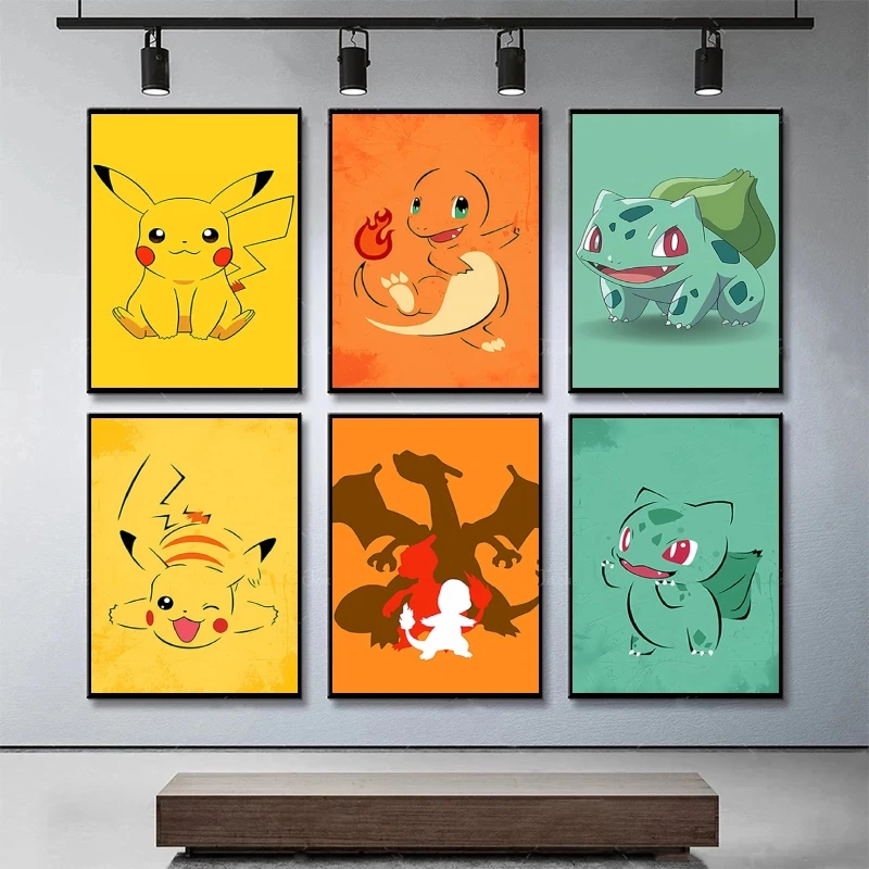 Canvas Artwork Painting Pokemon Pikachu Christmas Gifts Aesthetic Poster Wall Decoration Modern Home Prints and Prints Classic
Canvas Artwork Painting Pokemon Pikachu Christmas Gifts Aesthetic Poster Wall Decoration Modern Home Prints and Prints Classic