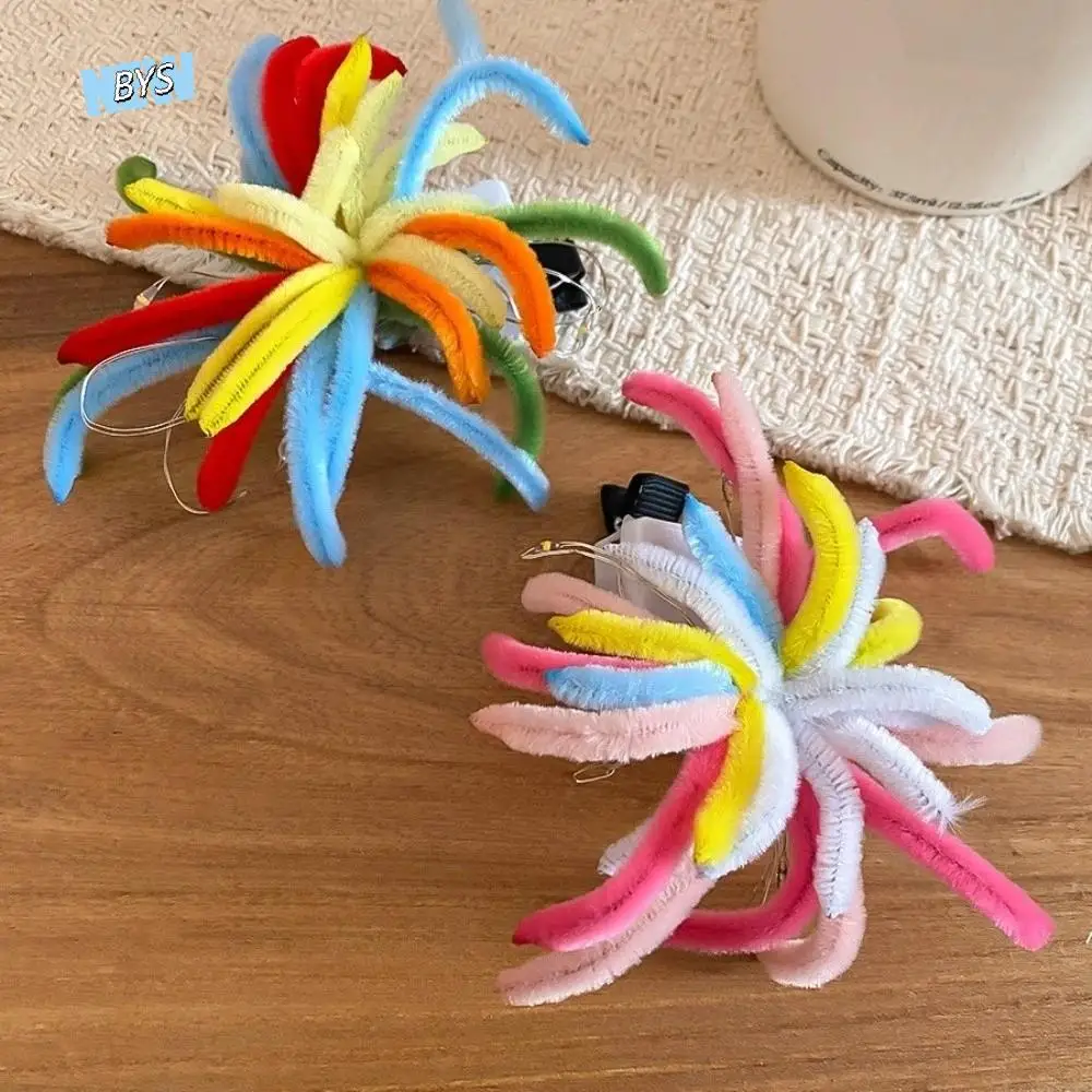 Twist Bar LED Glow Hairpin Photographic Headwear Light Up Glow Duckbill Clips Colorful Flocking New Year Hairpin Decorations
Twist Bar LED Glow Hairpin Photographic Headwear Light Up Glow Duckbill Clips Colorful Flocking New Year Hairpin Decorations