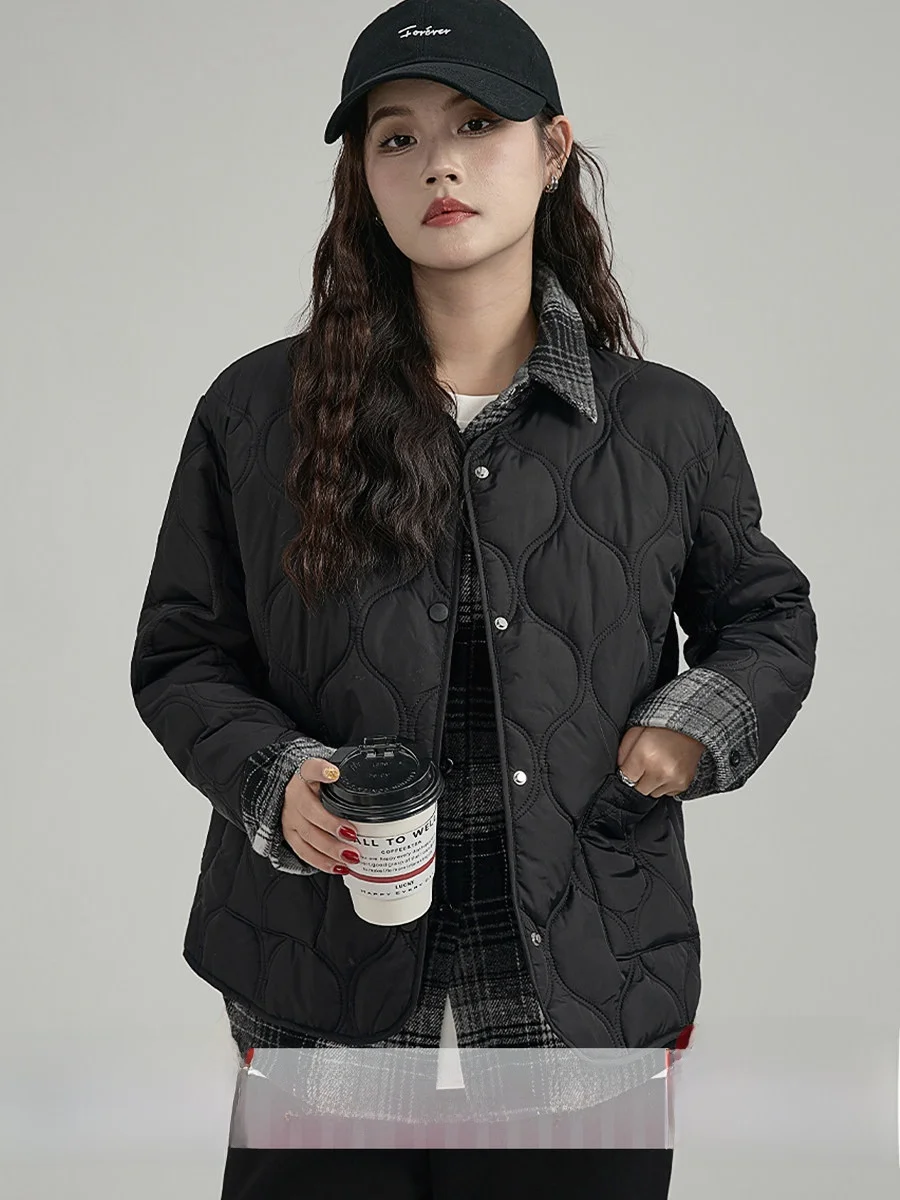 Elegant Women's Cotton Jacket Quilted Design Versatile Warm Outerwear Commute Style Regular Length Long Sleeve Single Button
Elegant Women's Cotton Jacket Quilted Design Versatile Warm Outerwear Commute Style Regular Length Long Sleeve Single Button