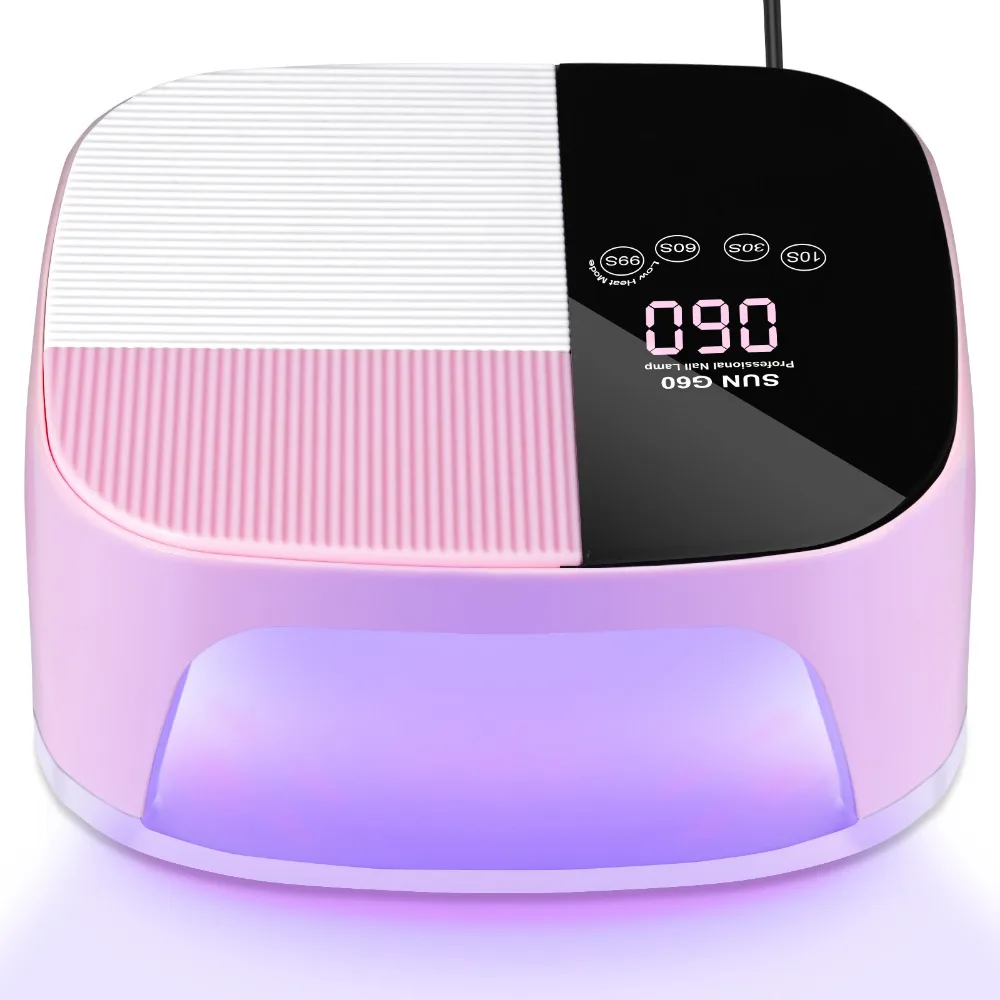 288W Rechargeable Nail Lamp 45 UV LEDs Gel Nail Light With 4 Timers LCD Display Quickly Curable Gel Nail Polish LED Dryer Tools
288W Rechargeable Nail Lamp 45 UV LEDs Gel Nail Light With 4 Timers LCD Display Quickly Curable Gel Nail Polish LED Dryer Tools