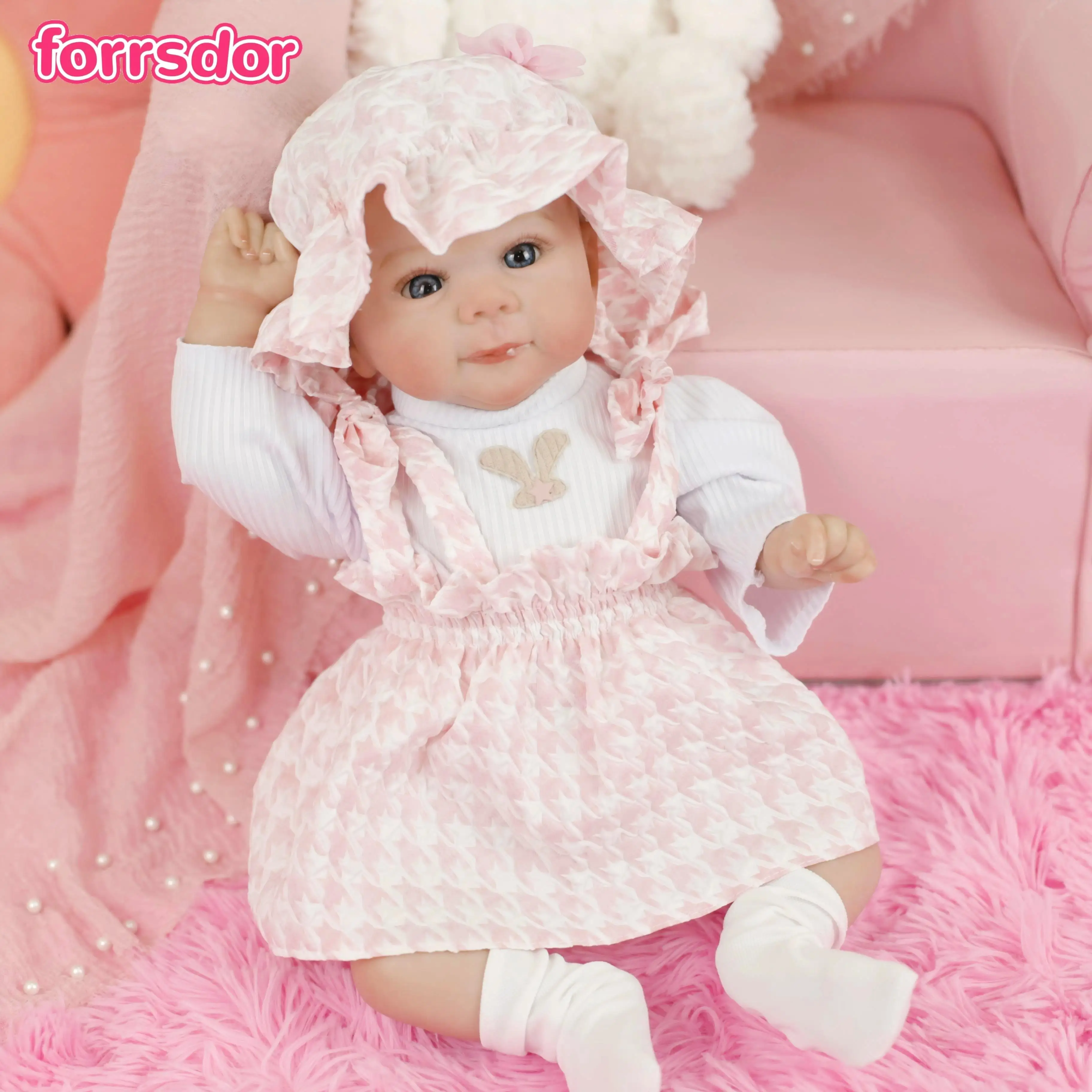 18inch Realistic Reborn Baby Doll Soft Full Body with 3D Skin Hand-Painted Hair Touching Bebe Newborn Doll Kids Birthday Gifts
18inch Realistic Reborn Baby Doll Soft Full Body with 3D Skin Hand-Painted Hair Touching Bebe Newborn Doll Kids Birthday Gifts