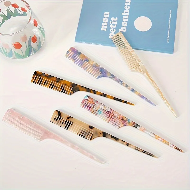 Korean version of acetic acid comb girl hair comb simple temperament hair comb retro color comb
Korean version of acetic acid comb girl hair comb simple temperament hair comb retro color comb