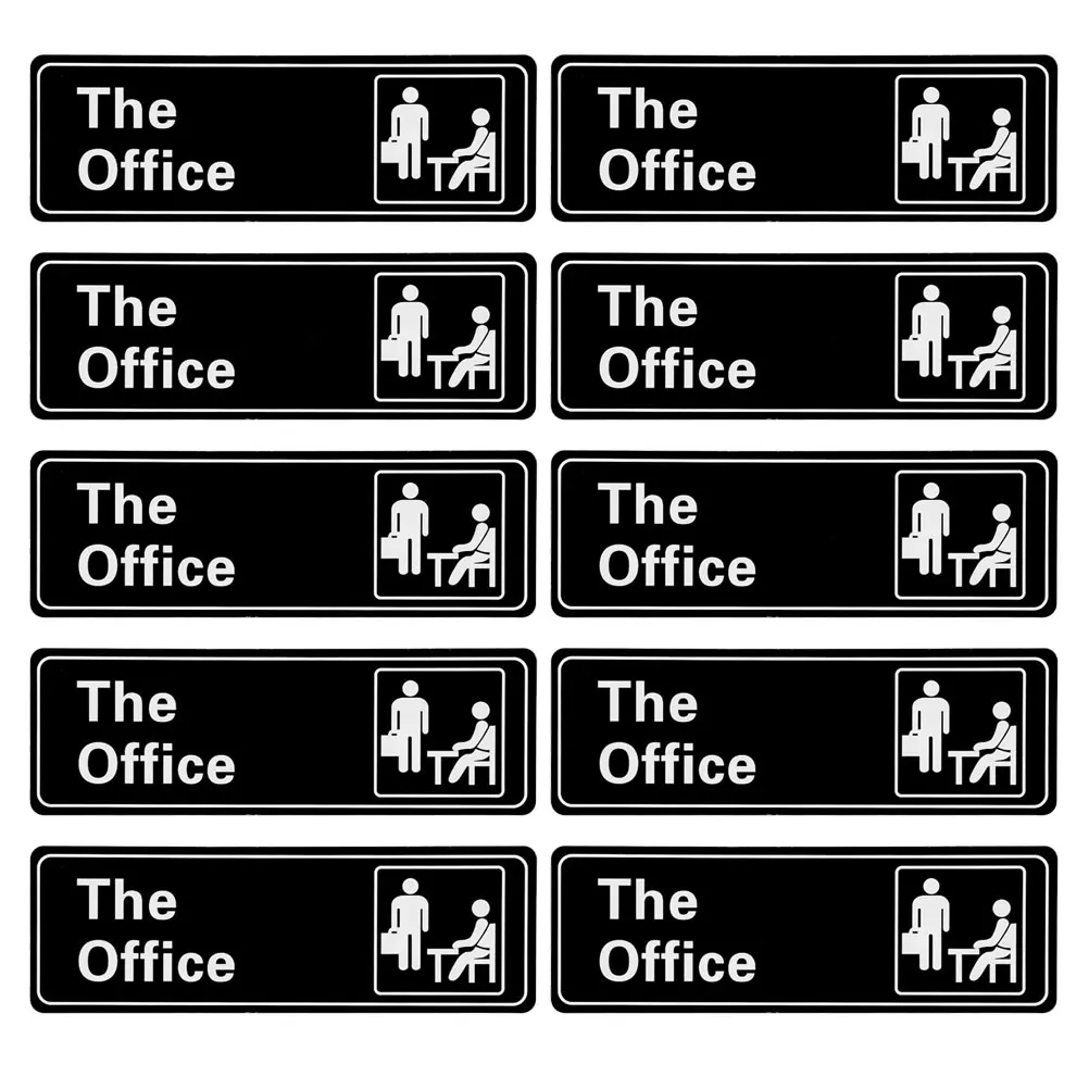 10 Pcs Office Stickers Sign Door Decor for Indicator Pvc Informative The Decals
10 Pcs Office Stickers Sign Door Decor for Indicator Pvc Informative The Decals