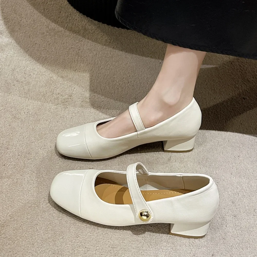 Mary Jane Shoes for Women New Fashion Medium Heeled Women Single Shoes Soft and Comfortable Red Ballet Shoes Zapatos De Mujer
Mary Jane Shoes for Women New Fashion Medium Heeled Women Single Shoes Soft and Comfortable Red Ballet Shoes Zapatos De Mujer