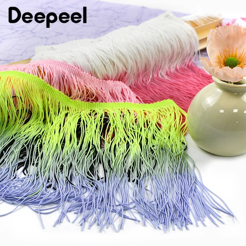 1/2Meters 20cm Gradient Fringe Tassels Lace Trim Latin Dress Curtain Tassel Dance Clothes Trimmings Fringes Sewing Accessories
1/2Meters 20cm Gradient Fringe Tassels Lace Trim Latin Dress Curtain Tassel Dance Clothes Trimmings Fringes Sewing Accessories