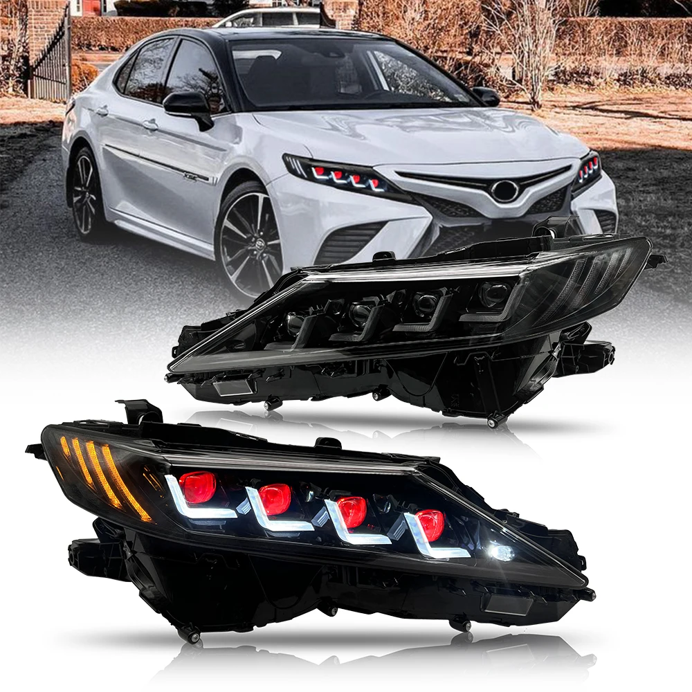 Headlights For Toyota Camry 2018-2024 LED Front Lamp With Devil Eyes Assembly Projector Car Accessories Start-up Animation
Headlights For Toyota Camry 2018-2024 LED Front Lamp With Devil Eyes Assembly Projector Car Accessories Start-up Animation