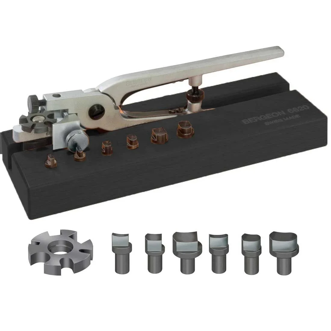 Bergeon 6620 Watch Band Leather Notching Pliers Set Watchmaker Tool
Bergeon 6620 Watch Band Leather Notching Pliers Set Watchmaker Tool