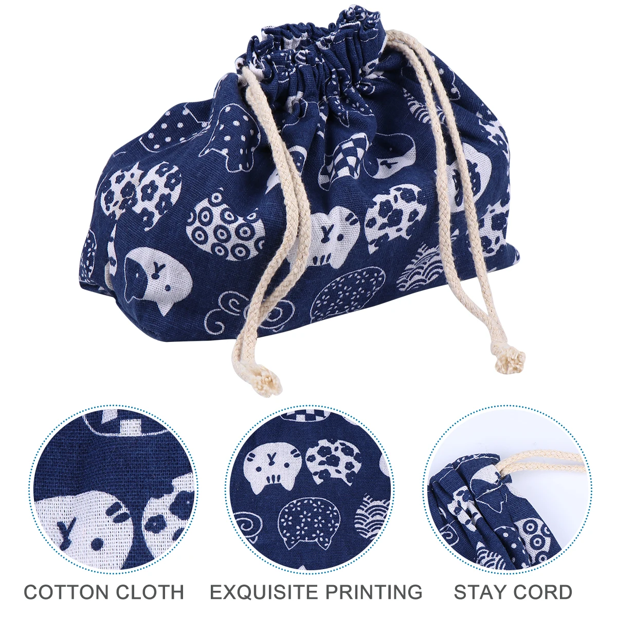 Cotton Lunch Bag Japanese Design Insulated Waterproof Portable Picnic Office Work Food Container Storage
Cotton Lunch Bag Japanese Design Insulated Waterproof Portable Picnic Office Work Food Container Storage