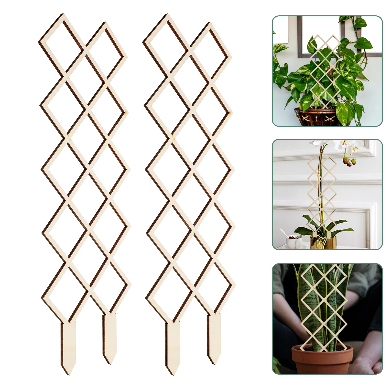 2pcs Wooden Plant Climbing Frame Durable Sturdy Material Garden Supplies Vine Stand Trellis For Plants Patio Lawn
2pcs Wooden Plant Climbing Frame Durable Sturdy Material Garden Supplies Vine Stand Trellis For Plants Patio Lawn
