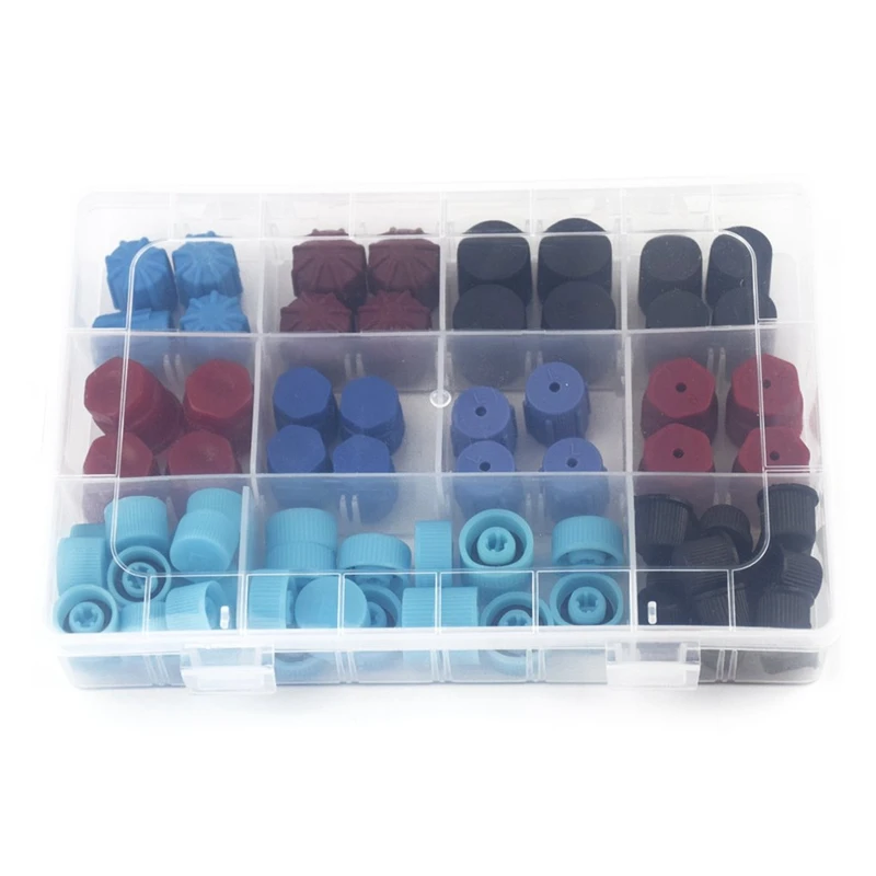 77 Pieces Box Universal Car Air Conditioner Dust Cover Replacement A C System High Low Side Port Caps Replacing Parts
77 Pieces Box Universal Car Air Conditioner Dust Cover Replacement A C System High Low Side Port Caps Replacing Parts