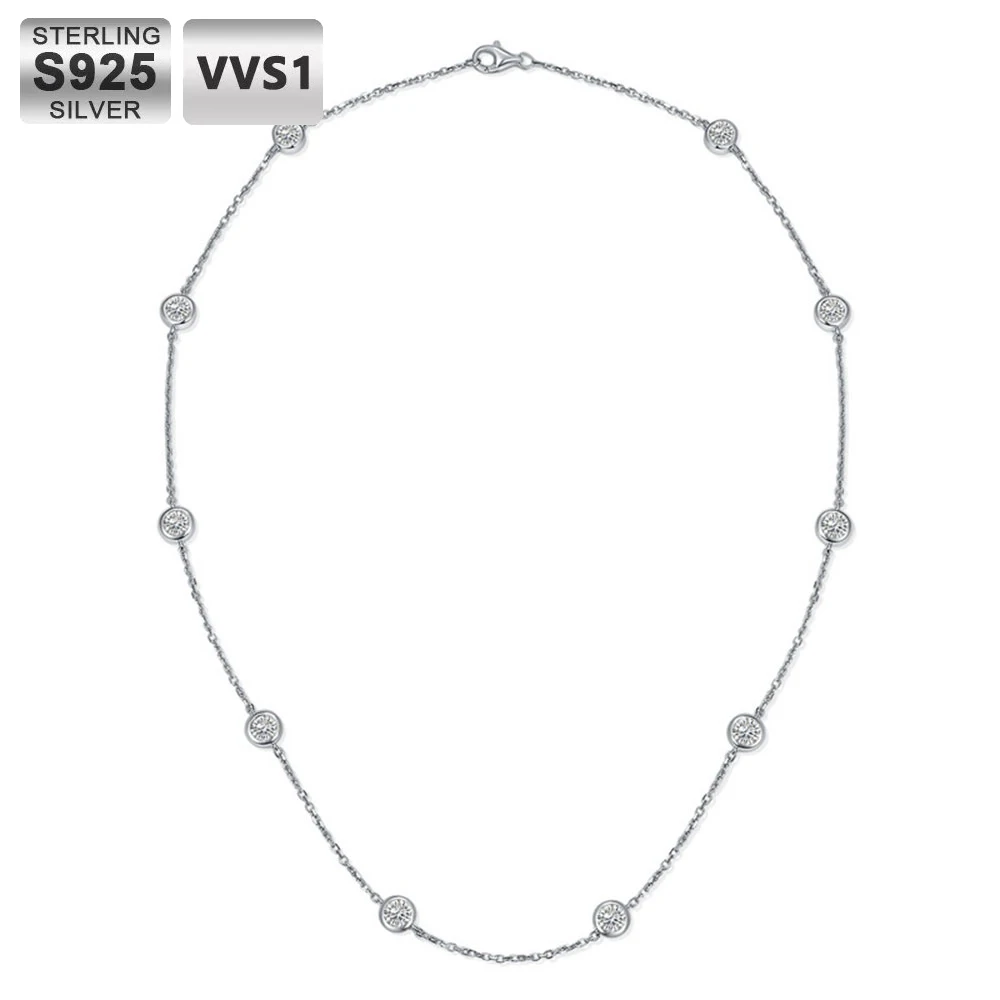 ICEBLING High Top Jewelry S925 Silver 4mm Circle Shape Moissanite Necklace for Anniversary Birthday Gifts
ICEBLING High Top Jewelry S925 Silver 4mm Circle Shape Moissanite Necklace for Anniversary Birthday Gifts