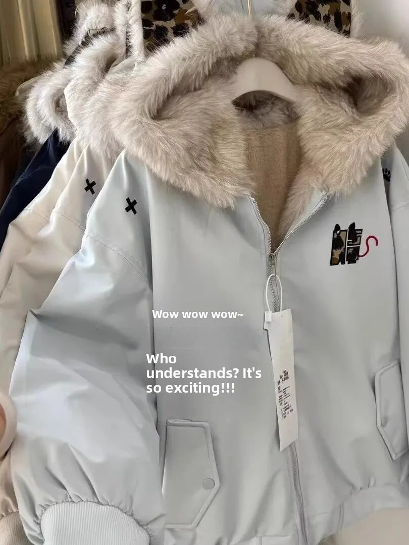 2025 New American Retro Leopard Print Ear Fur Collar Cotton Jaet Men's Winter Thiened Fce Lined Mountaineering Coat
2025 New American Retro Leopard Print Ear Fur Collar Cotton Jaet Men's Winter Thiened Fce Lined Mountaineering Coat