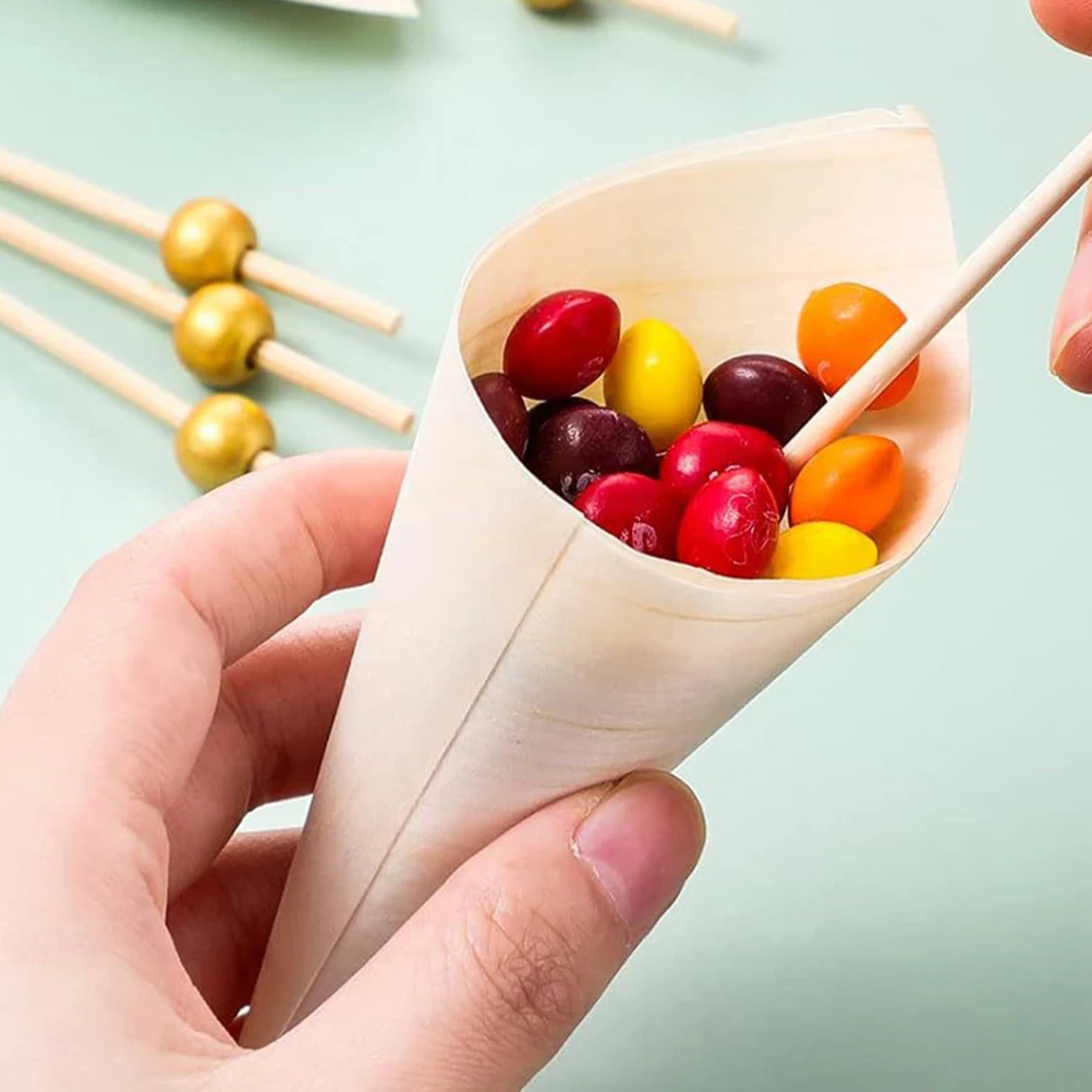 50 pcs Wood Veneer Roll Container Horn Cup Ice Cream Bucket Disposable Serving Cone Charcuterie Cones Plate Snacks Candy Wooden
50 pcs Wood Veneer Roll Container Horn Cup Ice Cream Bucket Disposable Serving Cone Charcuterie Cones Plate Snacks Candy Wooden