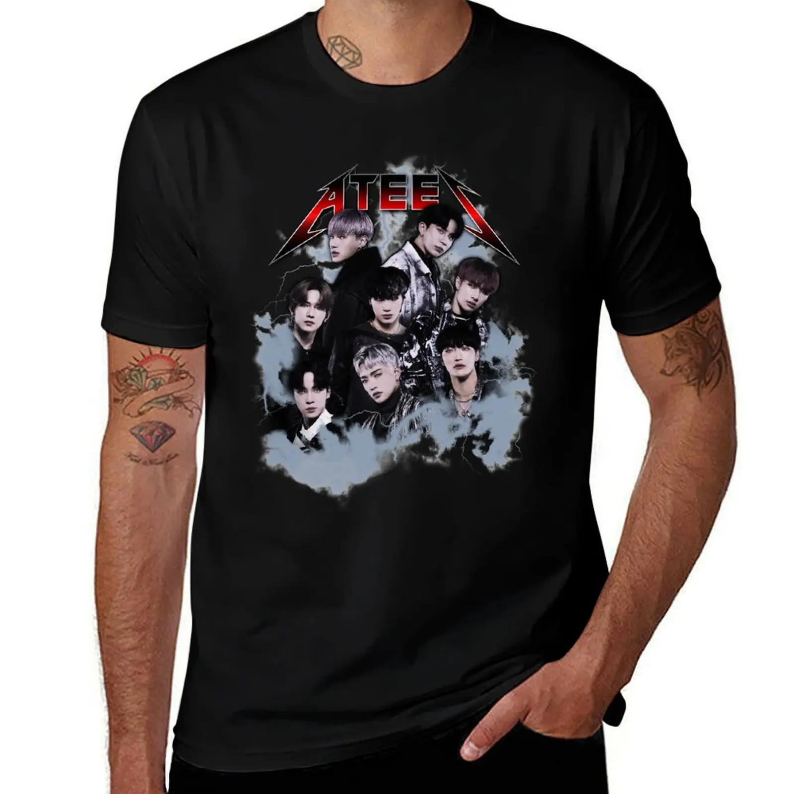 ATEEZ - Vintage 80's Rock Bootleg T-Shirt Minimal Art Print T-Shirt
ATEEZ - Vintage 80's Rock Bootleg T-Shirt Minimal Art Print T-Shirt