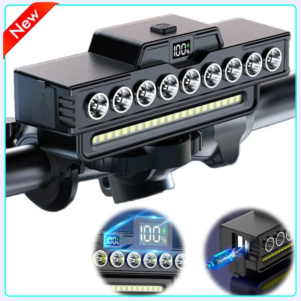 LED Bicycle Headlight USB Charging Cycling Safety Front Lamp 1600LM High Brightness Bike Flashlight Bicycle Accessories
LED Bicycle Headlight USB Charging Cycling Safety Front Lamp 1600LM High Brightness Bike Flashlight Bicycle Accessories