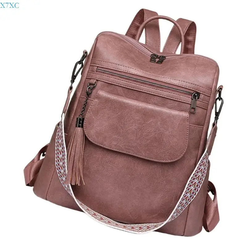 X7XC Stylish PU Women's Backpack Shoulder Bag for Daily Use and Travel Essential
X7XC Stylish PU Women's Backpack Shoulder Bag for Daily Use and Travel Essential