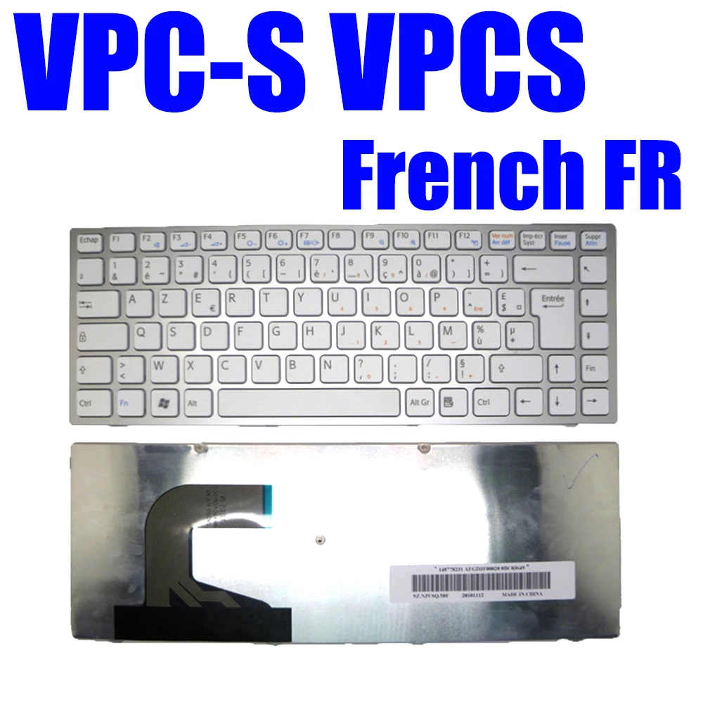 French FR Laptop Keyboard For SONY VPC-S VPCS VPCS1 9Z.N3VSQ.50F 148778231 9Z.N3VSQ.50F 148778231 AEGD3F00020 New
French FR Laptop Keyboard For SONY VPC-S VPCS VPCS1 9Z.N3VSQ.50F 148778231 9Z.N3VSQ.50F 148778231 AEGD3F00020 New