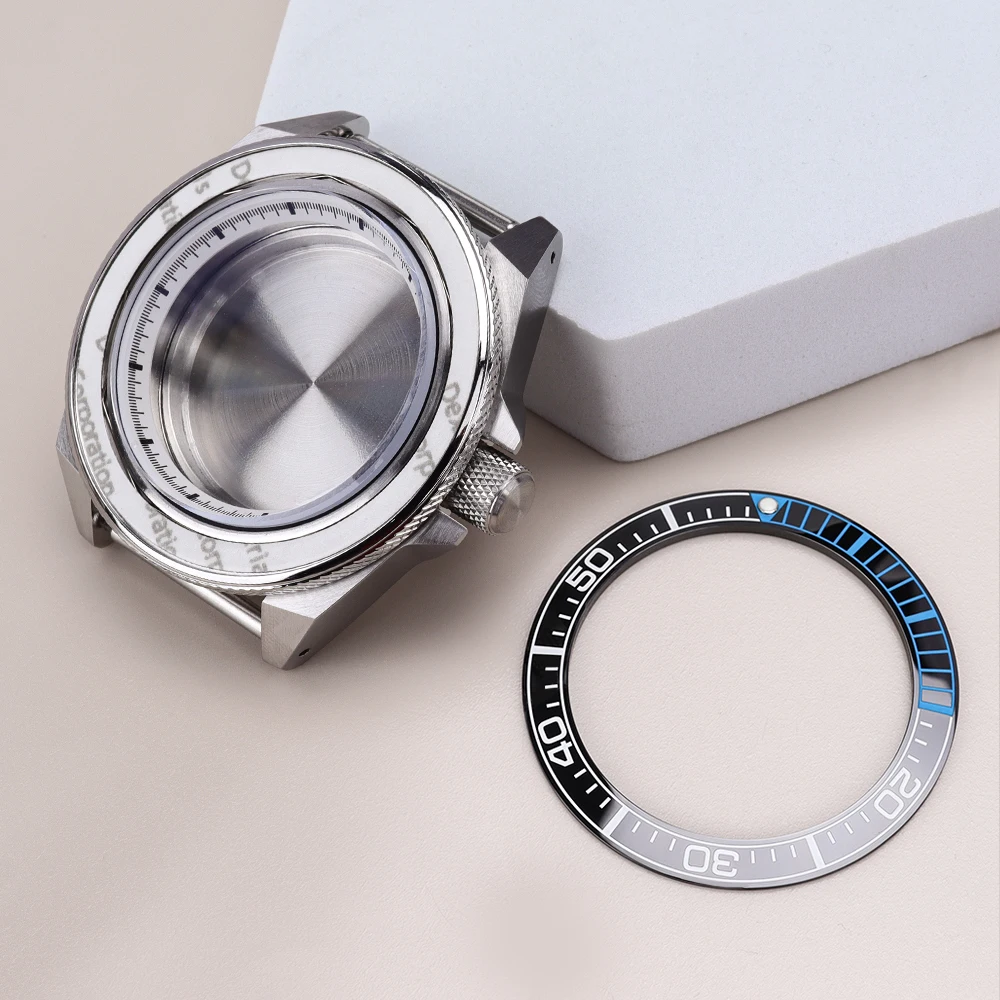 43mm Diving Watch Case Ring Sapphire Glass With Chapter For Samurai Mod NH35 NH36 NH34NH38 NH70 NH72 4R35 7S26 Movement DIY Case
43mm Diving Watch Case Ring Sapphire Glass With Chapter For Samurai Mod NH35 NH36 NH34NH38 NH70 NH72 4R35 7S26 Movement DIY Case