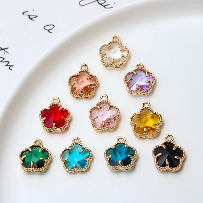 20pcs 12mm brass gold plated color crystal daisy flower five petal small flower pendant DIY earrings necklace making accessories
20pcs 12mm brass gold plated color crystal daisy flower five petal small flower pendant DIY earrings necklace making accessories