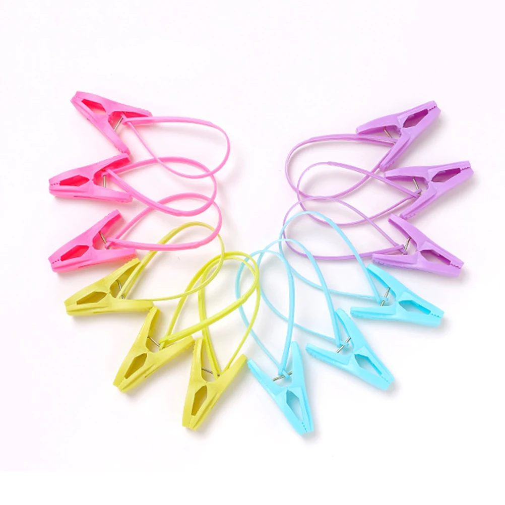 36pcs Clothes Pin Anti-slip Underwear Socks Bra Clips Windproof Clothing Clip with Rope (Random Color)
36pcs Clothes Pin Anti-slip Underwear Socks Bra Clips Windproof Clothing Clip with Rope (Random Color)