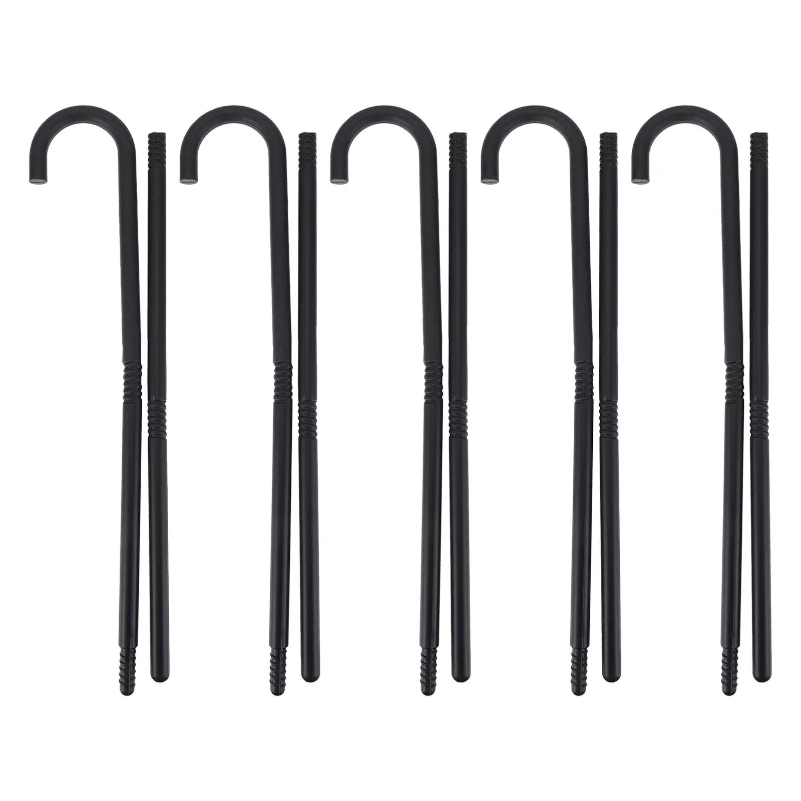 5Pcs Plastic Magician Canes Theatrical Lightweight Black Costume Props Jazz Dance Halloween Walking Stick Performance Decorative
5Pcs Plastic Magician Canes Theatrical Lightweight Black Costume Props Jazz Dance Halloween Walking Stick Performance Decorative