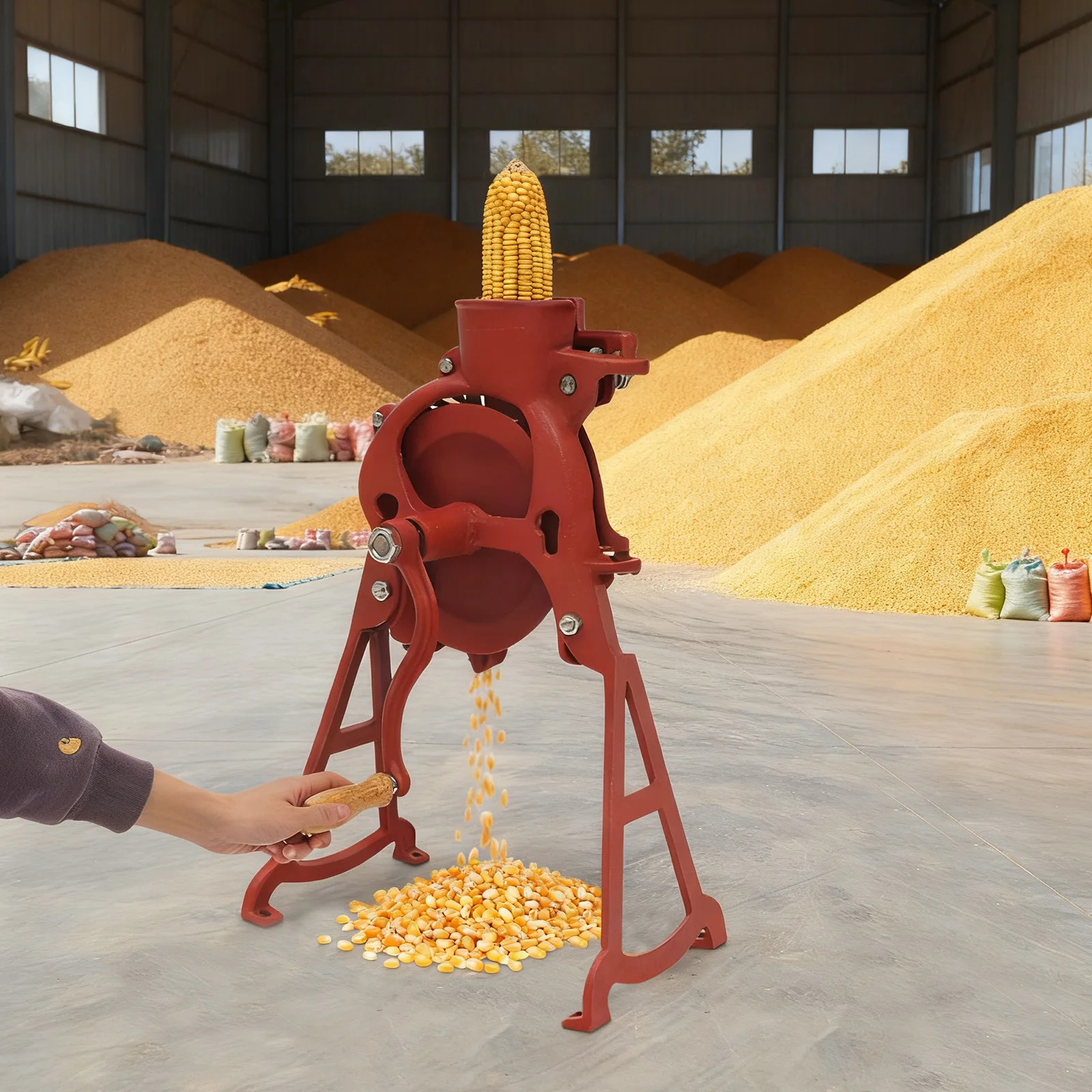 Manual Corn Thresher Corn Thresher Hand Crank Corn Sheller for Quick Cornhusking at Home and on Small Farms or other place
Manual Corn Thresher Corn Thresher Hand Crank Corn Sheller for Quick Cornhusking at Home and on Small Farms or other place