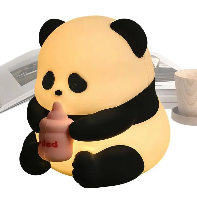 Nightlight For Kids Room Silicone USB Rechargeable Nursery Light In Panda Shape Adjustable Brightness Portable Household Desktop
Nightlight For Kids Room Silicone USB Rechargeable Nursery Light In Panda Shape Adjustable Brightness Portable Household Desktop