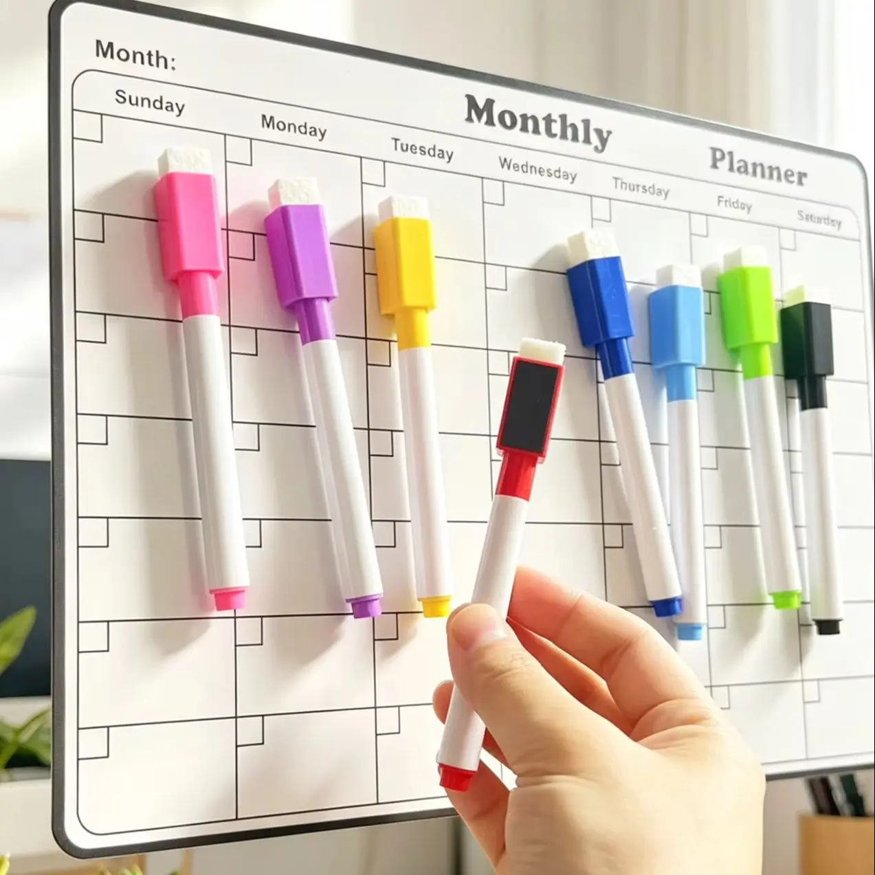 8-Color Erasable Whiteboard marker Pens With magnet For School And Office
8-Color Erasable Whiteboard marker Pens With magnet For School And Office