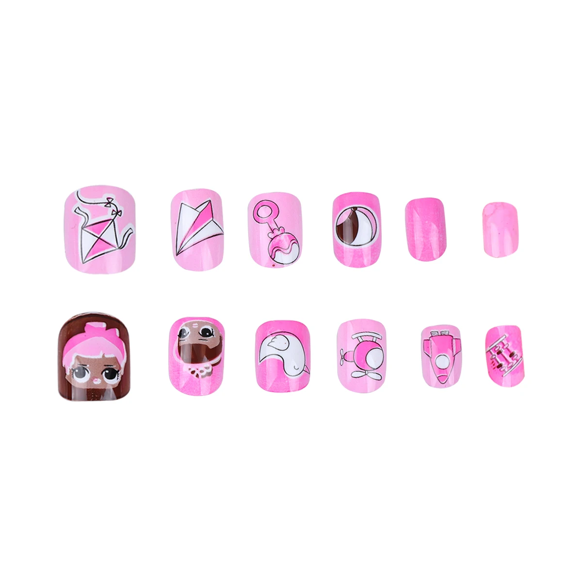 Cartoon Nail Stickers Kids False Nails Eco Friendly Stickers Adhesive Fingernail Designs DIY Children Party Accessories
Cartoon Nail Stickers Kids False Nails Eco Friendly Stickers Adhesive Fingernail Designs DIY Children Party Accessories