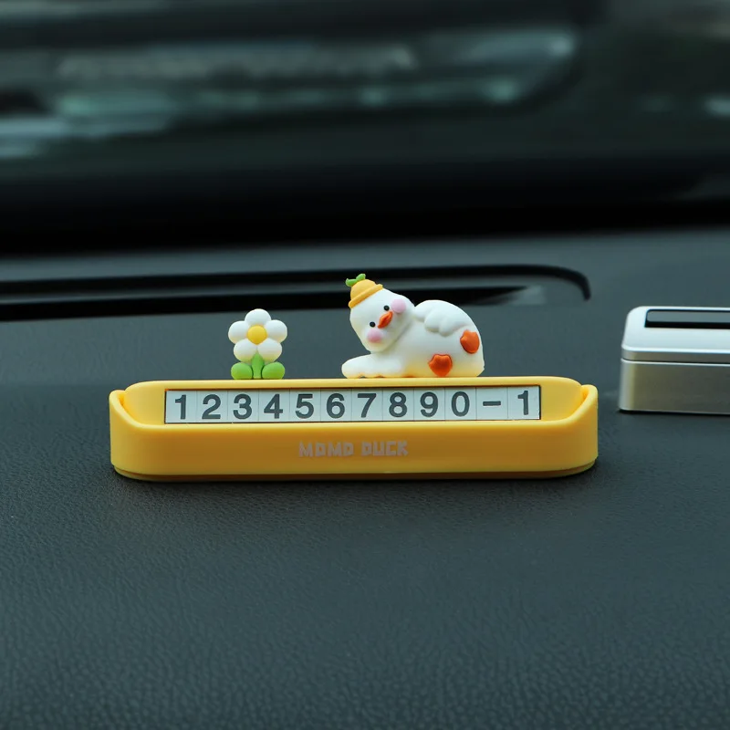Car Temporary Parking Cartoon Duck Creative Mobile License hone Number Plate Car Dashboard Accessories
Car Temporary Parking Cartoon Duck Creative Mobile License hone Number Plate Car Dashboard Accessories