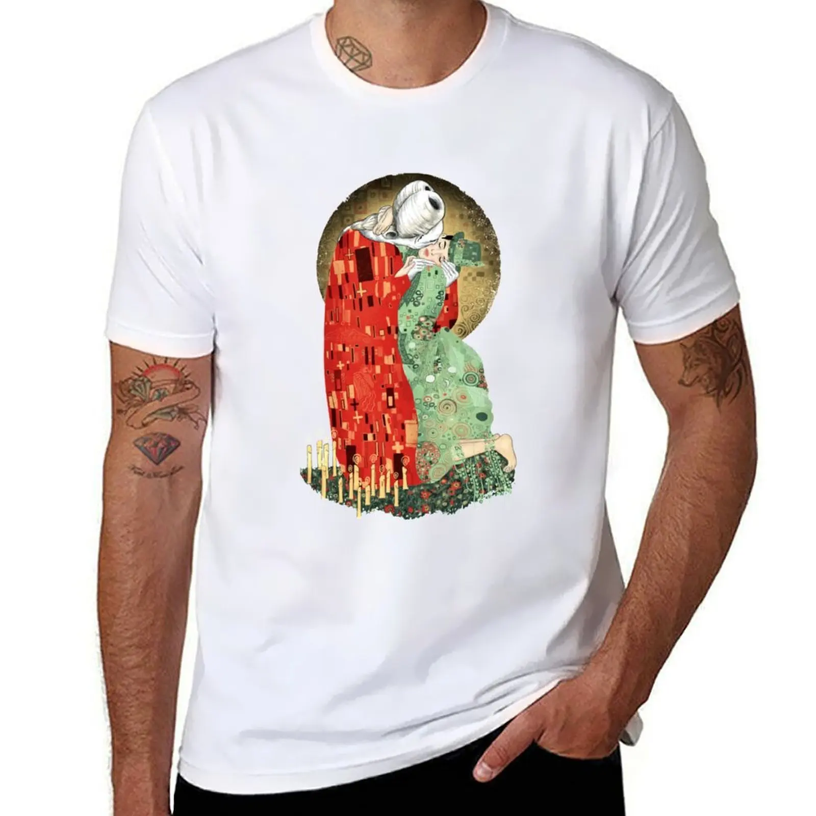 The Bloody Kiss Sticker T-Shirt t shirt men 100% cotton luxury brand funny t shirts dark humor T-Shirt
The Bloody Kiss Sticker T-Shirt t shirt men 100% cotton luxury brand funny t shirts dark humor T-Shirt