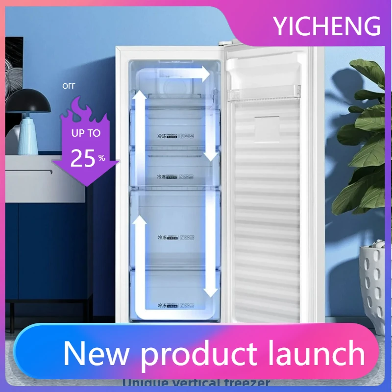 BX vertical freezer air-cooled and frost-free 150 liters white household small layered breast milk refrigerator freezer
BX vertical freezer air-cooled and frost-free 150 liters white household small layered breast milk refrigerator freezer