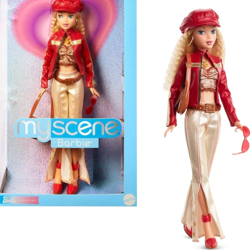 In Stock Vintage Collectible Fashion Doll Outfit Red Faux Leather Jacket With Belt Matching Beige Pants For Fans Gift Toys
In Stock Vintage Collectible Fashion Doll Outfit Red Faux Leather Jacket With Belt Matching Beige Pants For Fans Gift Toys