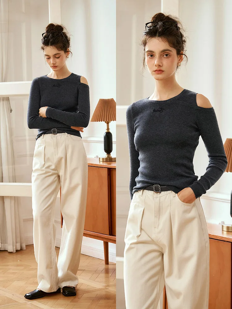 OLrain Long Sleeve Grey Pullover Sweater Women's Autumn Knitwear Ladies Jumper 2025 Cut-out Slim Knitted Top Woman N56QZ93833
OLrain Long Sleeve Grey Pullover Sweater Women's Autumn Knitwear Ladies Jumper 2025 Cut-out Slim Knitted Top Woman N56QZ93833
