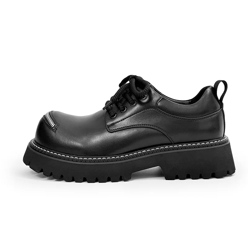Men Shoes Derby Leather Casual Low Platform Increasing Slip On Zip Thick Sole Ankle Boots Vintage Brand Designers Sneakers Owen
Men Shoes Derby Leather Casual Low Platform Increasing Slip On Zip Thick Sole Ankle Boots Vintage Brand Designers Sneakers Owen