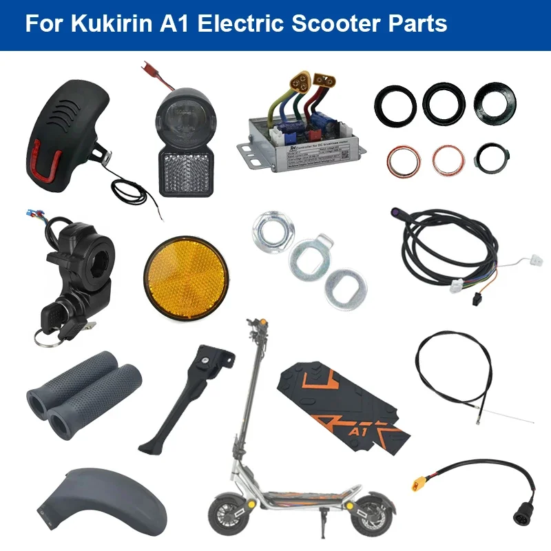 Original Parts For Kirin A1 Kukirin E Scooter Controller Front Rear Fender Headlight Throttle Brake line Replace Accessories
Original Parts For Kirin A1 Kukirin E Scooter Controller Front Rear Fender Headlight Throttle Brake line Replace Accessories