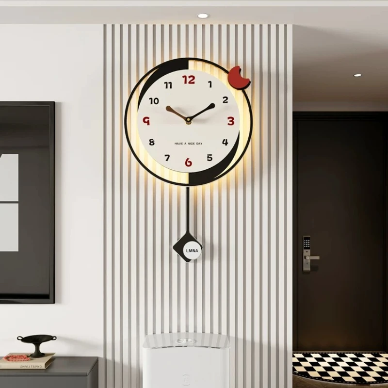 Luminous Sway Wall Clocks Silent Luxury Wall Clock Minimalist Unique Number Clock Living Room Watches Quartz Clock Home Decor
Luminous Sway Wall Clocks Silent Luxury Wall Clock Minimalist Unique Number Clock Living Room Watches Quartz Clock Home Decor